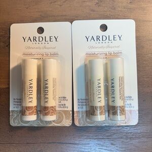 2pk of 4 Yardley London Coconut & Pear Moisturizing Lip Balm 0.15 oz each NEW